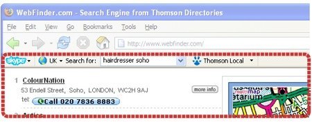 Skype web toolbar para Mozilla Firefox