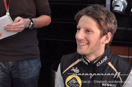 Romain Grosjean, relajado y confiado
