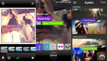 Redes sociales de fotografía - eyeem
