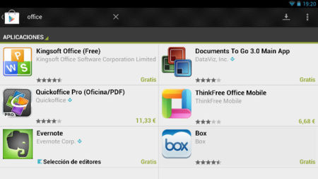 Cuatro aplicaciones para manejar documentos ofimáticos desde los móviles y tablets