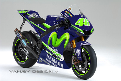 Yamaha M1 Rossi Movistar