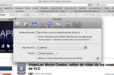 Bloquea gran parte de la publicidad en Safari sin necesidad de extensión o plugin