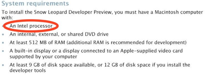 Es oficial: Snow Leopard no soportará macs con PowerPC