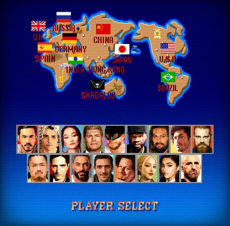 Pelicula Street Fighter Lanzamiento Cast Poster