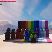 Cómo conseguir las recompensas al final del arcoíris en LEGO Fortnite Odyssey