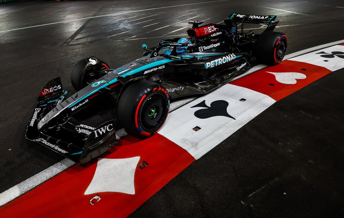 George Russell lidera la revuelta de Mercedes en Las Vegas y Max Verstappen  ya es tetracampeón del mundo de F1 
