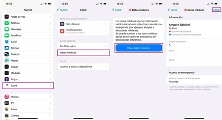 iPhone Health app screenshot