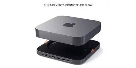 Satechi Mac Mini サポート換気