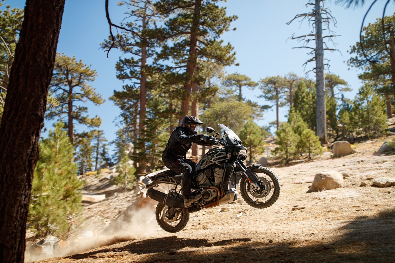 Les suspensions à plus longue course absorbent mieux les irrégularités, la posture vous permet de réagir plus naturellement et la sensation de contrôle finit par être supérieure à celle des motos beaucoup plus sportives