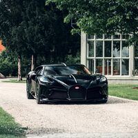El Bugatti "La Voiture Noire" definitivo de 1.500 CV ya está poniendo a prueba su aerodinámica en circuito