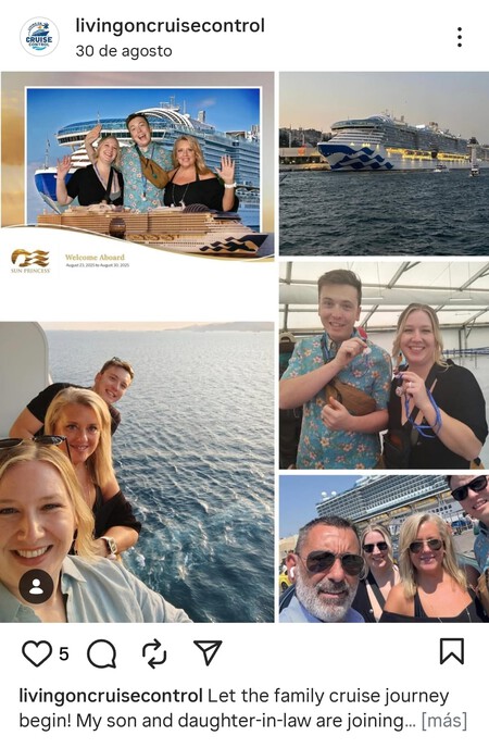 Mujer que viaja en crucero