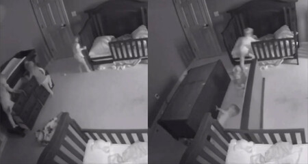 Trillizos logran escapar de una cajonera que les cayó encima mientras jugaban, recordándonos la importancia de anclar los muebles