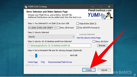 universal usb installer persistent file size