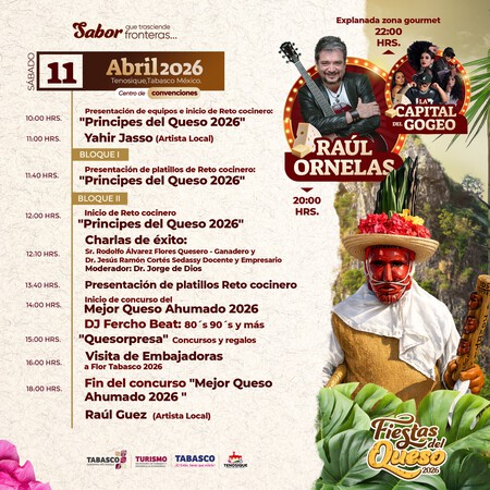 Date una vuelta este fin de semana por las Fiestas del queso 2026, en un destino lleno de aventura, balnearios y cultura maya 