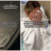 Los ambientadores para el coche pueden ser criminales: a esta influencer uno le explotó en la cara y casi la deja ciega