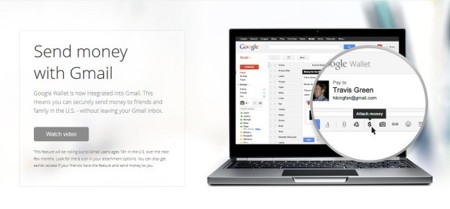 Gmail permitirá enviar dinero con Google Wallet