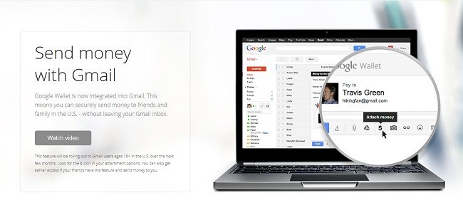 Google Wallet Gmail