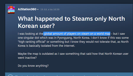 Steam Corea Del Norte Usario