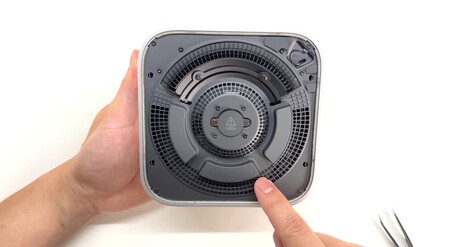 Refrigeración en dos niveles del Mac mini