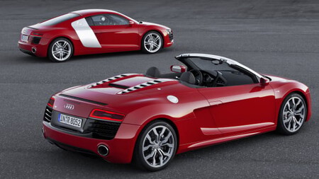 O primeiro R8 e sua versão Spyder. © Audi