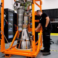 El motor de cohete privado más potente de Europa se ha construido en España y ya camina hacia su destino: Teruel