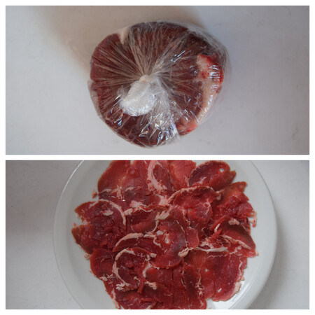 Carpaccio de ternera paso a paso