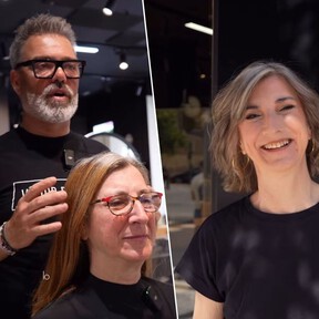 Víctor del Valle, peluquero: "Ni hacer transición a canas ni dejárselas. A veces, lo ideal es un servicio de color de bajo mantenimiento" 