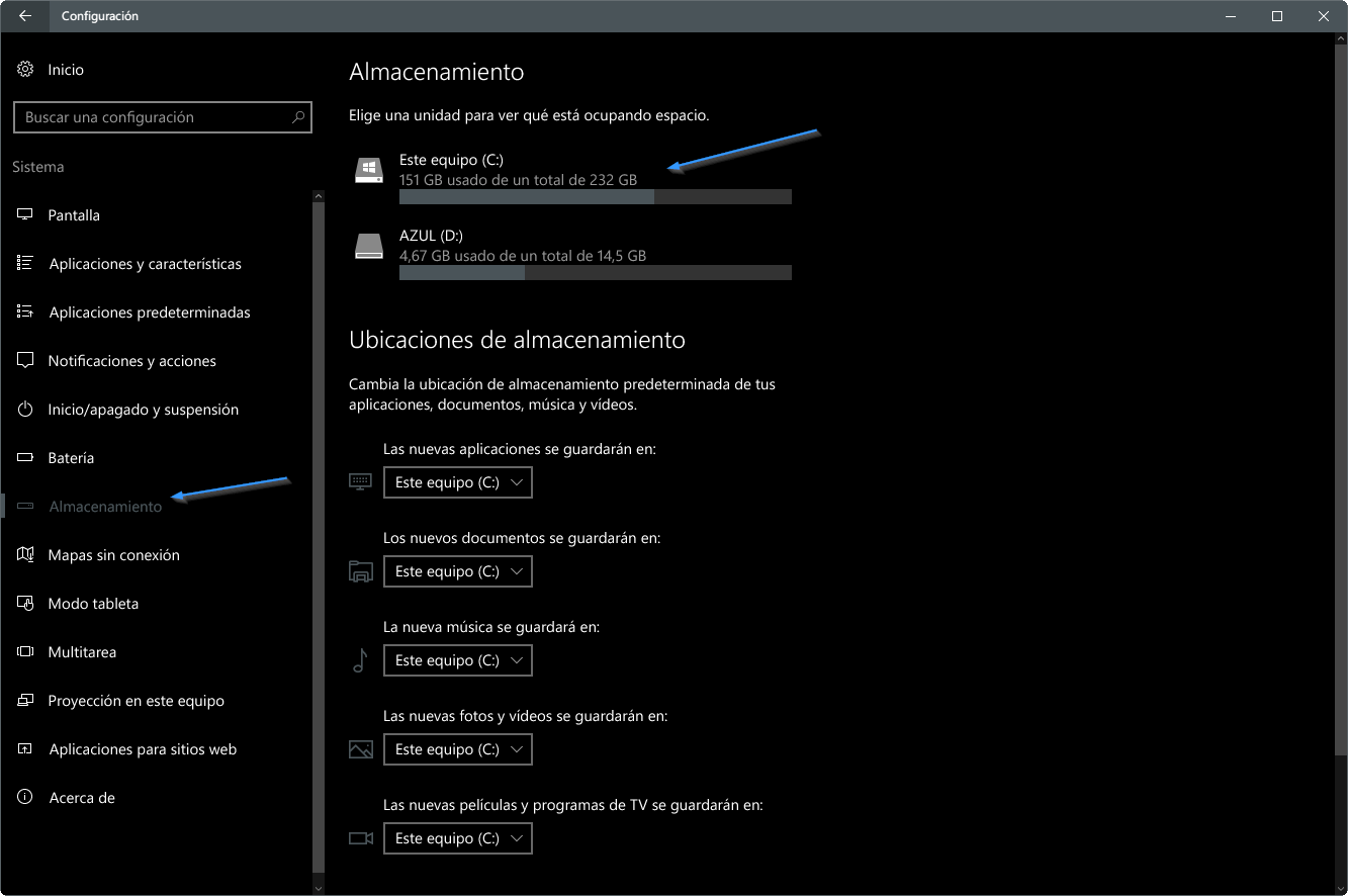 Configuracion