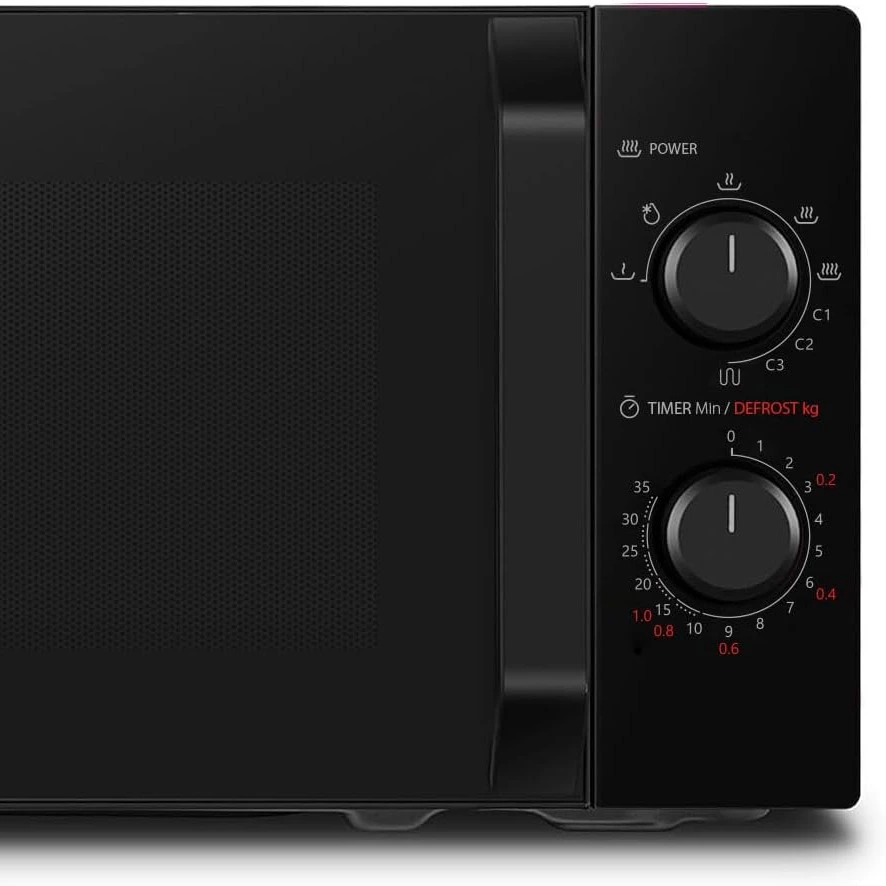 Horno microondas Toshiba con función Crispy Grill y combinación, 5 niveles de potencia, 1000 W de potencia de grill, negro
