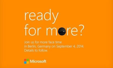 Microsoft anuncia un evento el 4 de septiembre... ¿para presentar los Lumia 730 y 830?