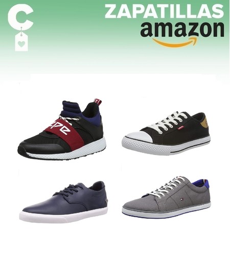 Chollos en tallas sueltas de zapatillas Lacoste, Tommy Hilfiger, Pepe Jeans o Levi's en Amazon