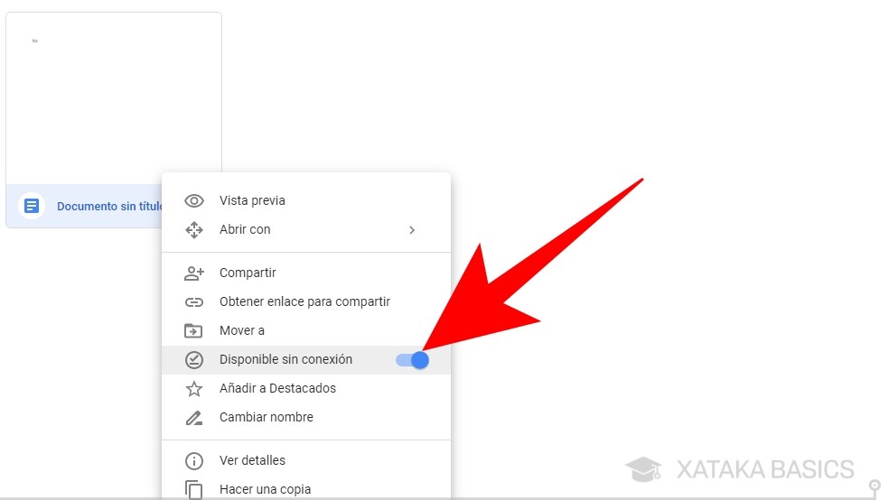 Google Docs cómo trabajar con tus documentos sin conexión