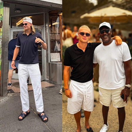 Las Sandalias Favoritas De Erling Haaland Para El Verano Son El Par Perfecto Que Funciona Para Llevar Tanto A La Playa Con Banador Como A Una Fiesta Con Traje De Lino