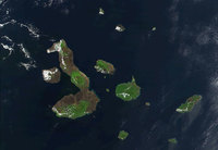 Islas Galápagos: entra en erupción el volcán La Cumbre