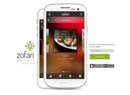 Yahoo compra Zofari, una aplicación de recomendaciones locales
