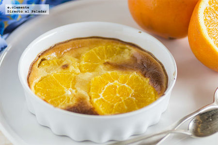 Gratén de naranja y crema. Receta