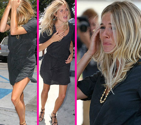Sienna Miller histérica contra la prensa