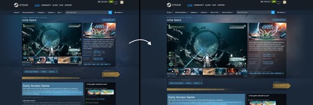 Steam renueva su tienda: páginas más anchas y mejoras visuales llegan a todos los usuarios