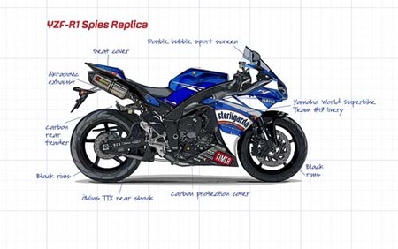Yamaha YZF-R1 Ben Spies réplica