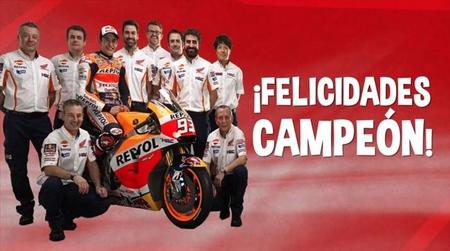 Marc Márquez cumple 22 años, así lo felicita su equipo