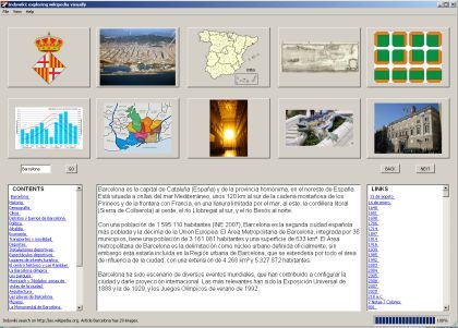 Indywiki, explorando la Wikipedia visualmente