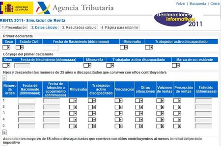 Disponibles las declaraciones informativas y el simulador del IRPF 2011 de la AEAT