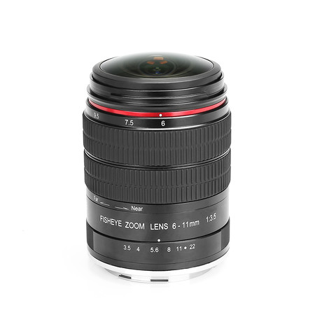 Objectif Fisheye Meike MK 6-11mm F/3.5 Pour Canon EF - Zoom Grand Angle Pour Photos Créatives