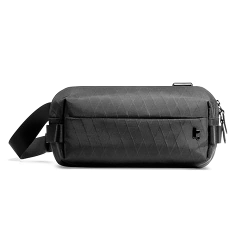 tomtoc Compact X-Pac Sling Bag, Minimalista Pecho Bolsa Bandolera para Hombres y Mujeres, Repelente al Agua Ligero Pequeño Crossbody Bandolera para Ocio, Viaje, Trabajo, Regalos, para 2024 iPad mini 7