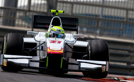 Kimiya Sato GP2 Test Abu Dabi Campos Racing 2014