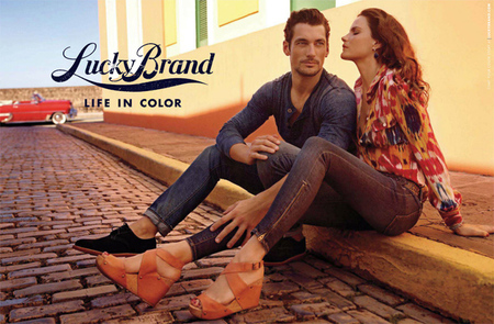 Nos vamos de vacaciones con David Gandy para Lucky Brand Primavera-Verano 2012