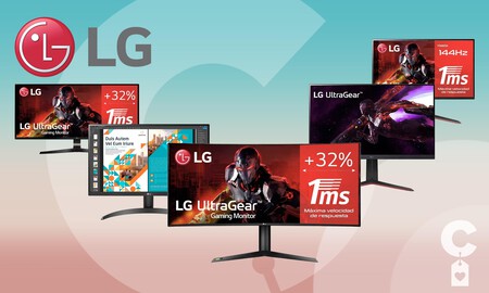 7 monitores gaming más uno de trabajo de LG que puedes encontrar en oferta esta semana en Amazon