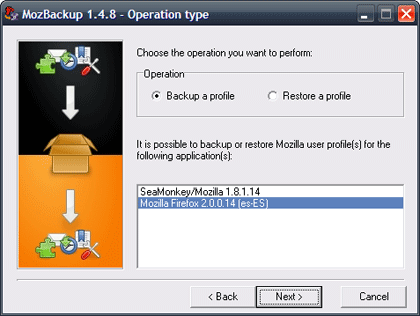 Nueva versión de MozBackup permite hacer copia de seguridad de Flock