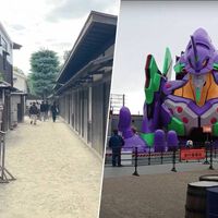 Este encantador parque temático japonés esconde una atracción muy popular: un mecha de 'Evangelion' a tamaño real en el que te puedes montar