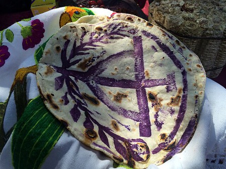 Detalle De Una Tortilla Ceremonial